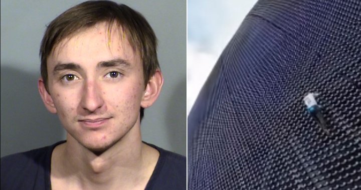Мъж в Лас Вегас беше арестуван, след като изкачи външността
