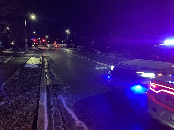 Peel police were on scene with paramedics and the Major Collisions Bureau.