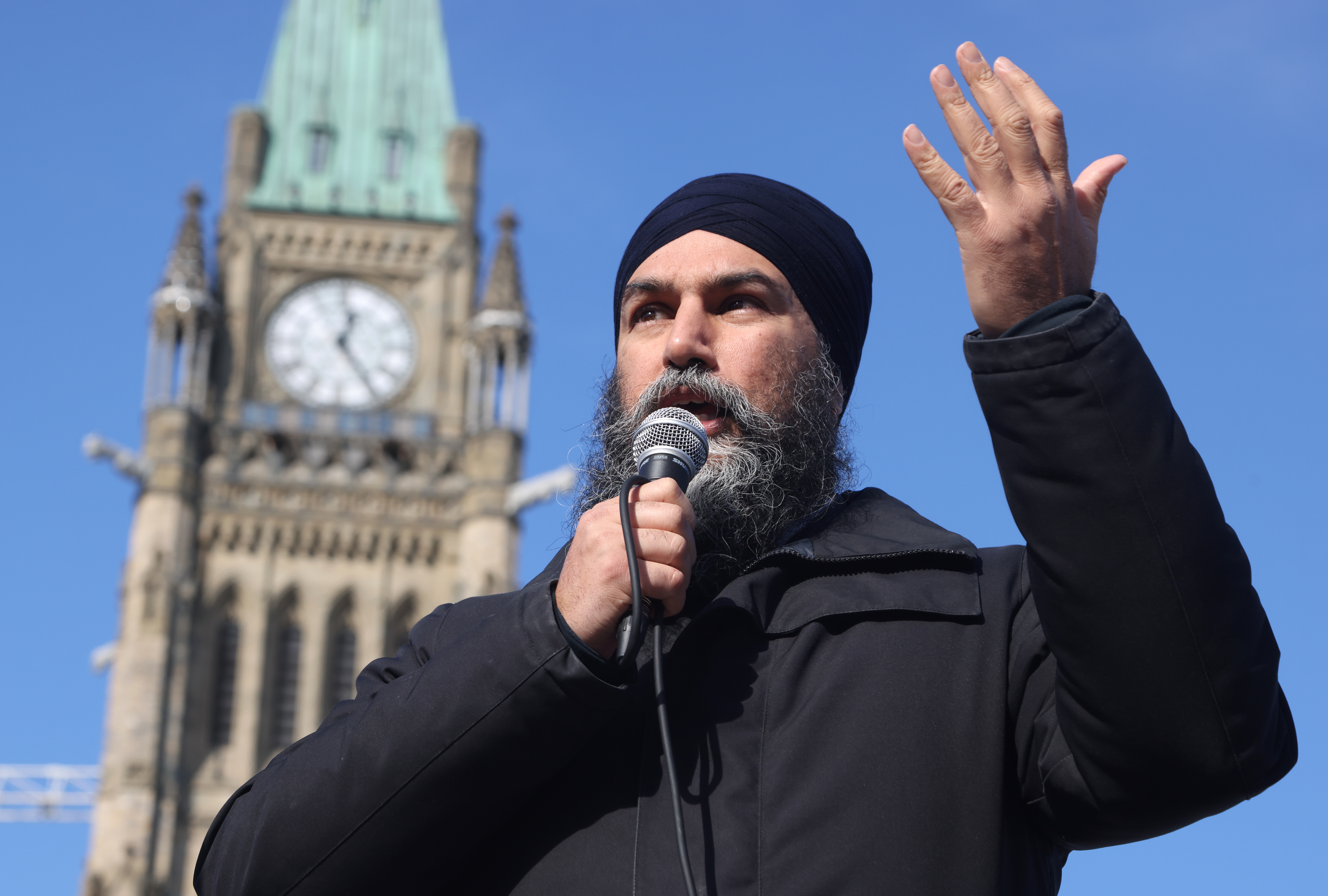 Лидерът на NDP Jagmeet Singh отново казва че може да