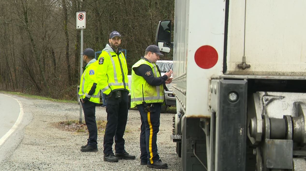 RCMP в Метро Ванкувър казват че координиран блиц контрол насочен