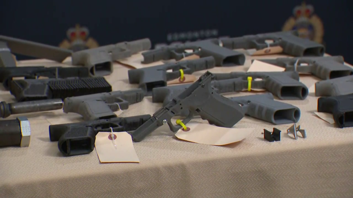 A 29-year-old Edmonton man is facing more than 40 charges after 3D-printed firearms were seized following an investigation with ties to Quebec.