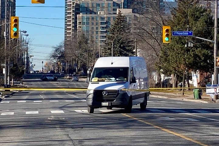 Man in life-threatening condition after being hit by vehicle in north Toronto