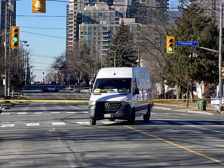 Man in life-threatening condition after being hit by vehicle in north Toronto