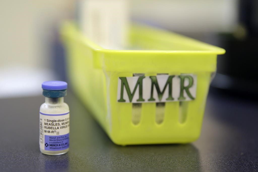 A measles, mumps and rubella vaccine