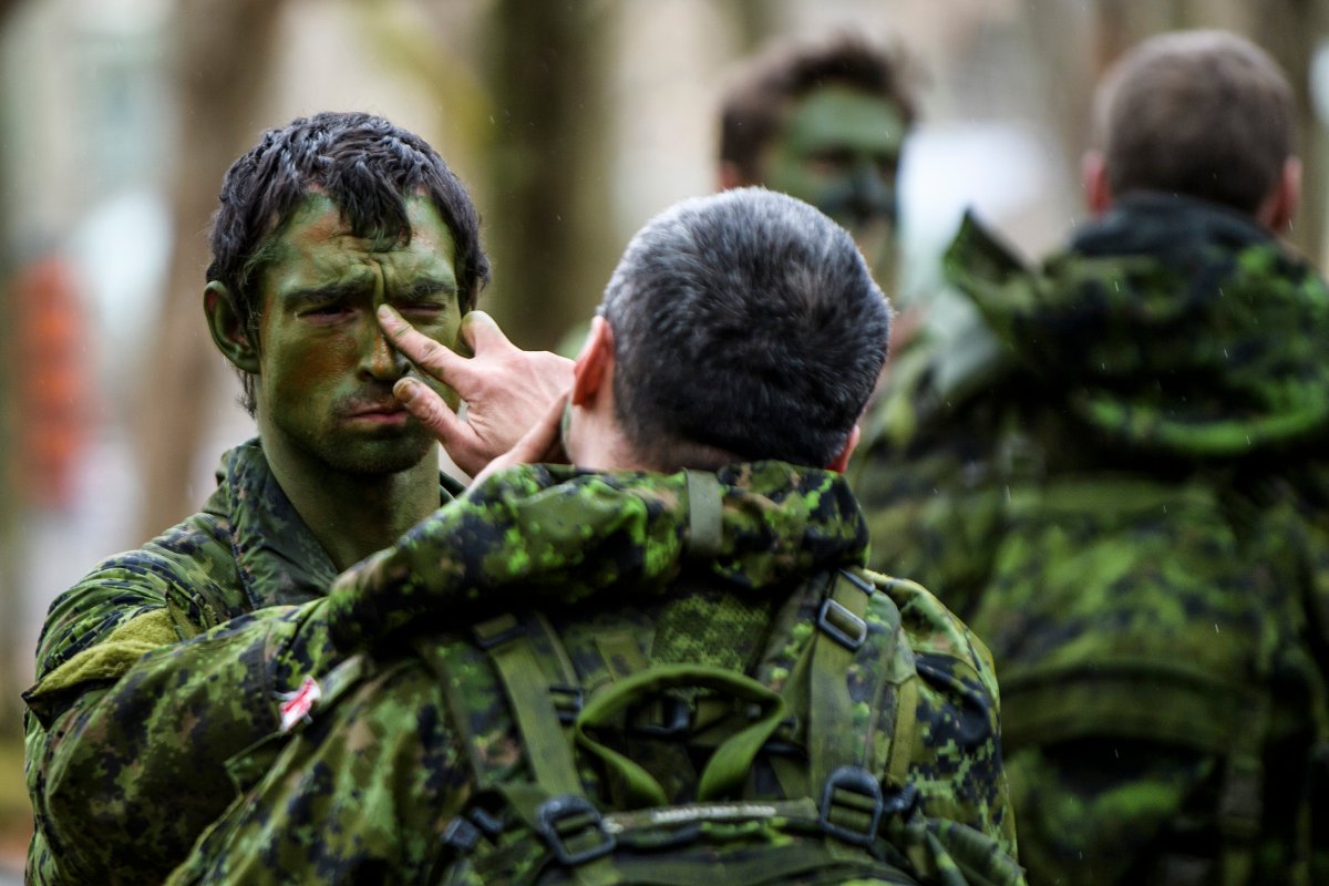 Members from 33 Canadian Briggade Group reserve unit are seen training in this file photo. The Canadian Army says soldiers are training in Prince Edward County this weekend. 