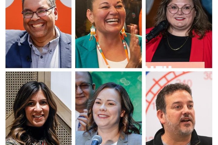 A list of candidates vying to lead the Alberta NDP