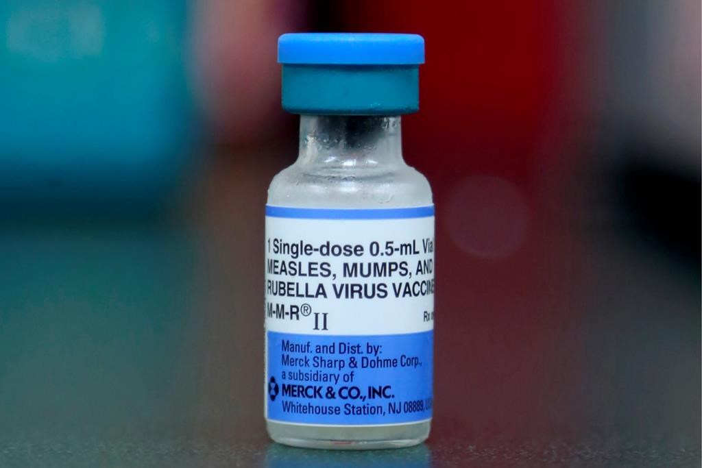 FILE - A measles vaccination dose. Waterloo Region public health officials say Monday, the focus also turned to high schools as Public Health issued 6,819 suspension orders for high school students whose vaccination records are not up to date.