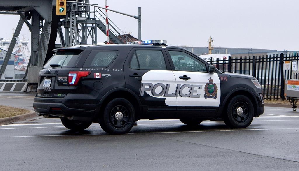 Niagara Regional Police in St. Catharines, Ont., on January 12, 2023. 