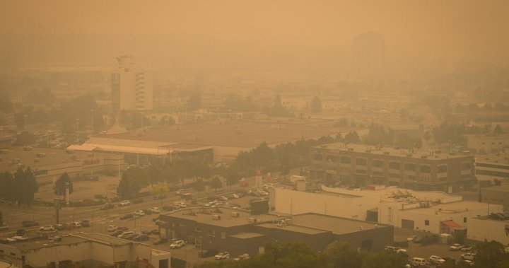 Нивата на замърсяване на въздуха в Канада миналата година бяха