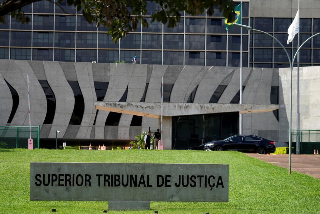 FILE - The Supreme Court headquarters stands in Brasilia, Brazil, Wednesday, March 20, 2024.  (AP Photo/Eraldo Peres).