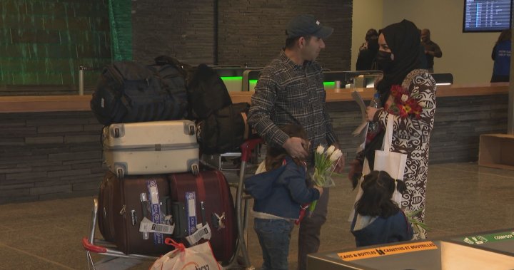 На изхода за международни пристигащи на международното летище в Калгари