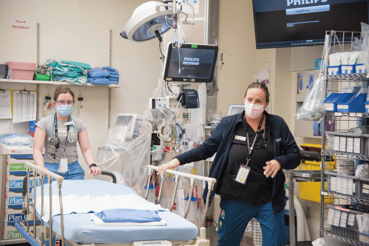 Regardless of how patients arrive to the LHSC emergency department, they are immediately triaged and then transitioned to one of three care spaces.