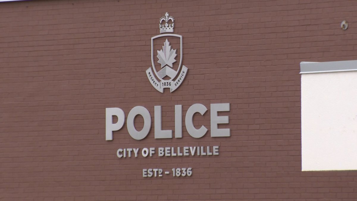 Belleville police say officers had to be called in when an argument between a father and son working at the same construction site turned physical Tuesday afternoon.