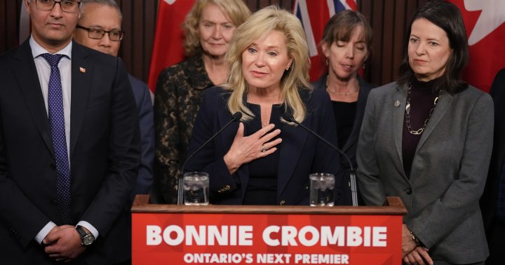 Лидерът на либералите в Онтарио Бони Кромби казва че е