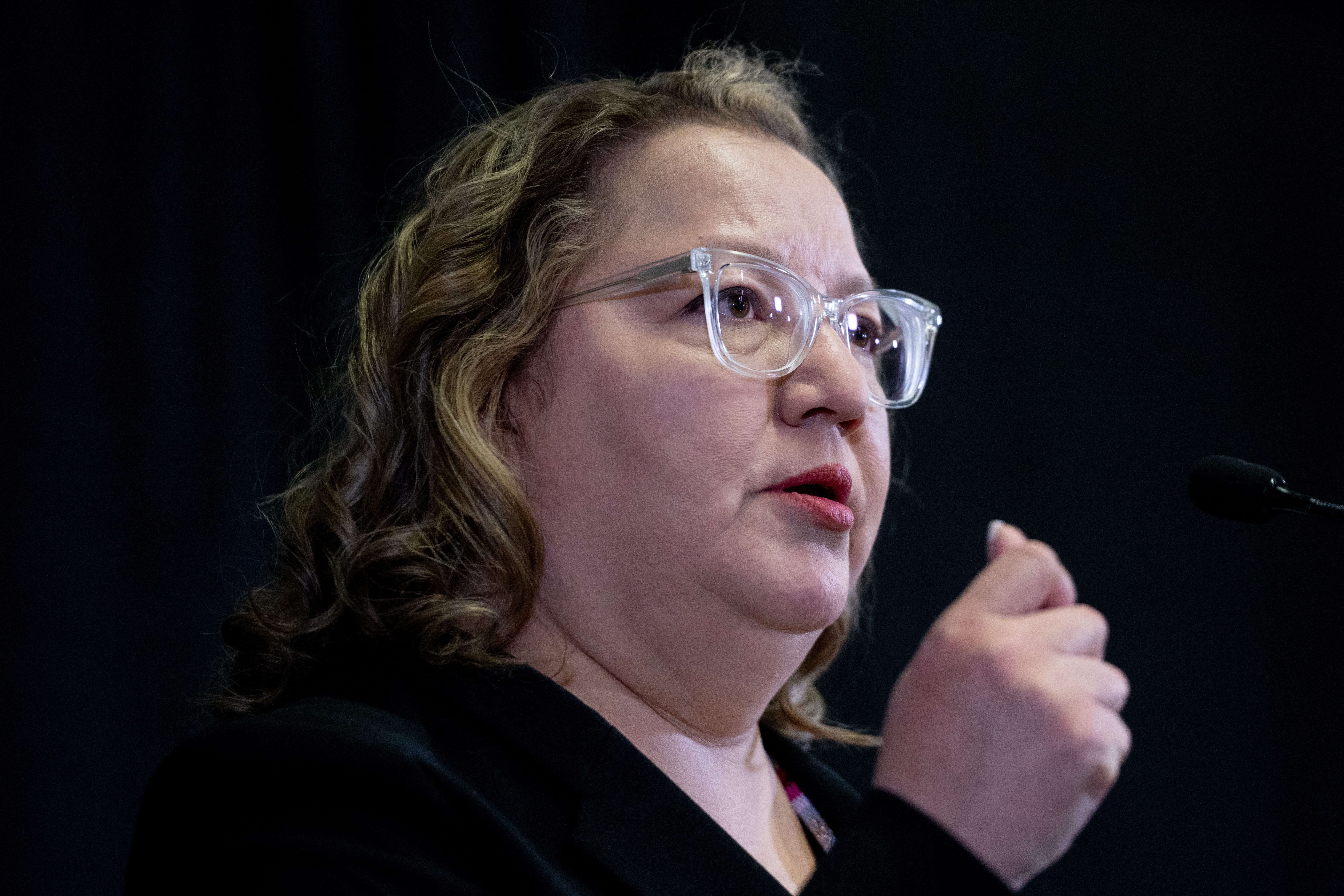 Националният ръководител на Асамблеята на първите нации Синди Уудхаус Непинак