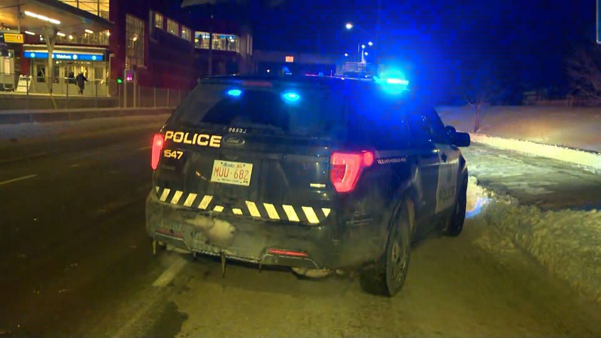 The Calgary Police Service is investigating after a man was found with at least one stab wound at the Whitehorn LRT Station on Monday night.