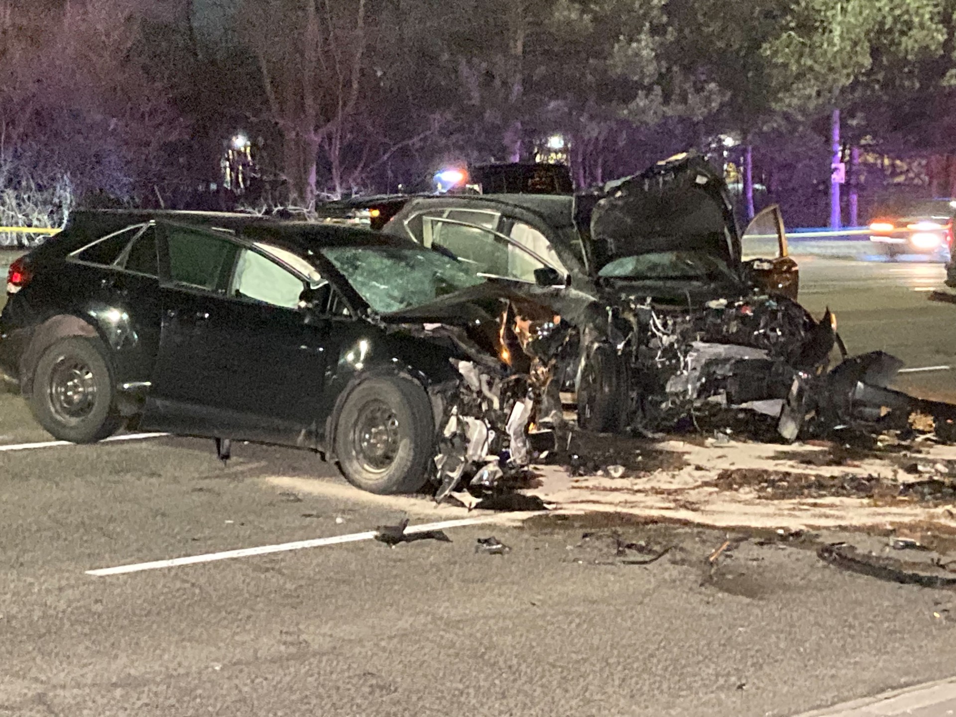 Street racing may have led to 3 car crash in Mississauga police