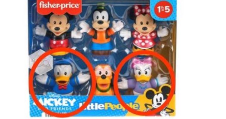 Health Canada изтегля някои играчки с герои на Disney
