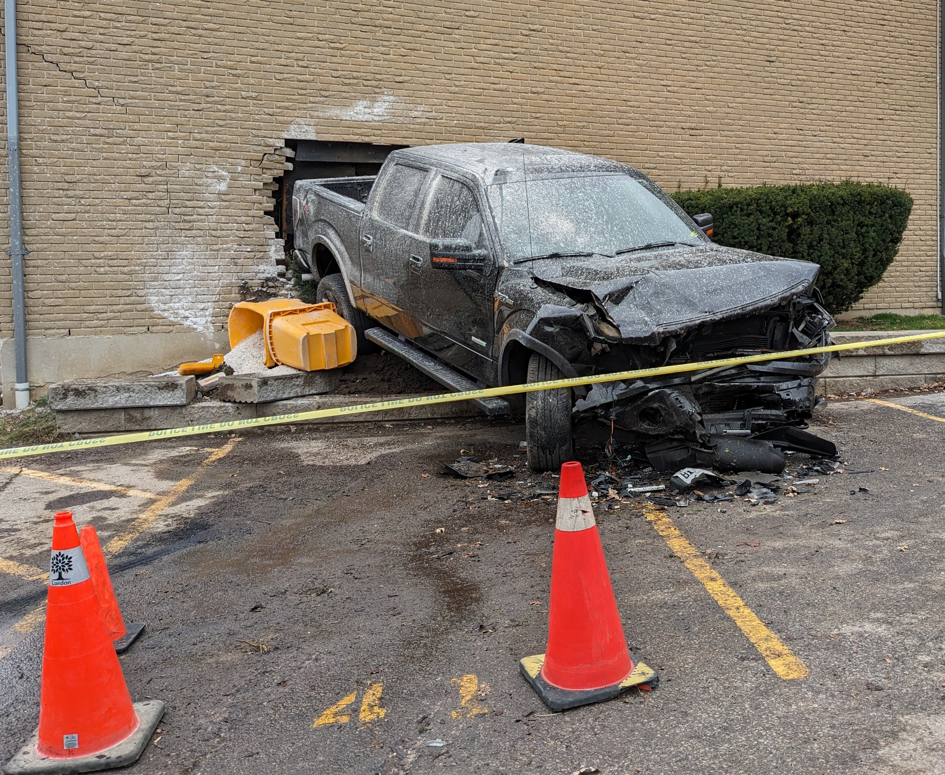 25-year-old London man charged after truck crashes into house