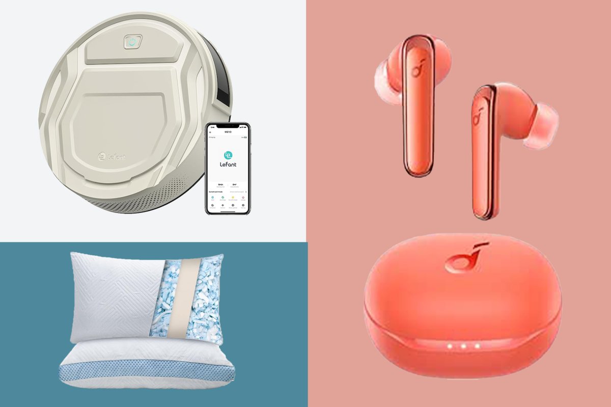 Three products on sale at Amazon including Levant robot vacuum, wireless earbuds and foam pillow