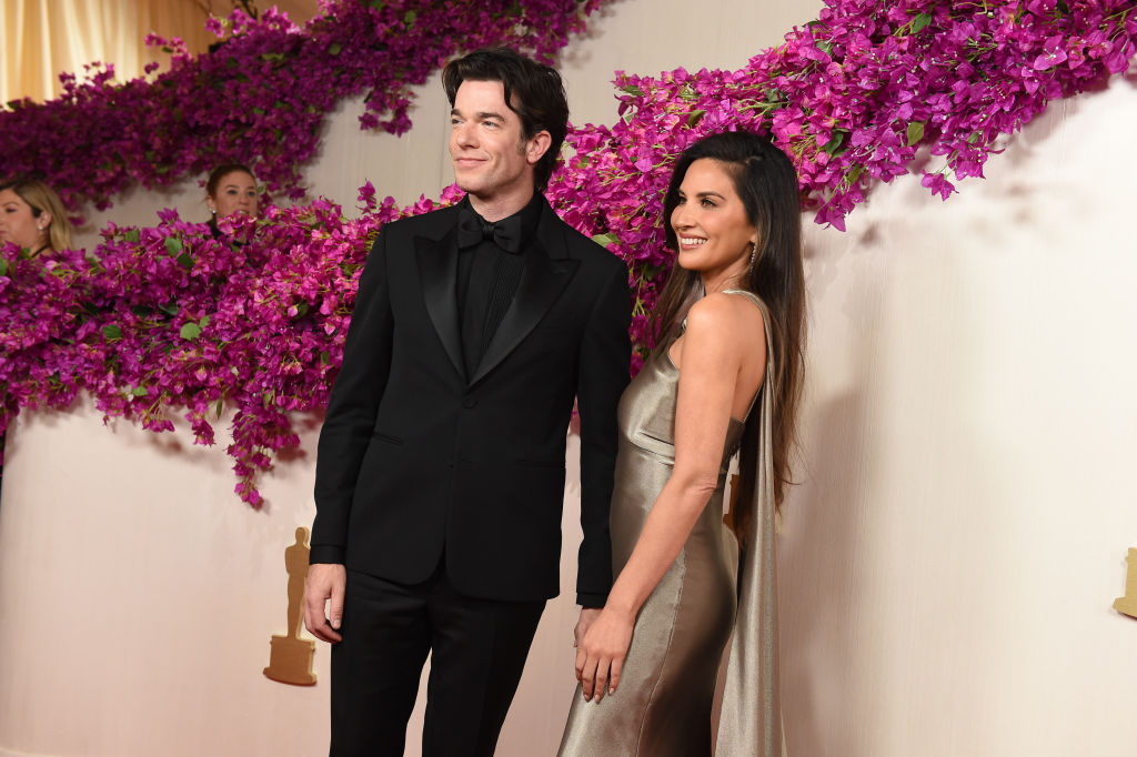 John Mulaney and Olivia Munn at the 96th Annual Oscars held at Ovation Hollywood on March 10, 2024 in Los Angeles, California.