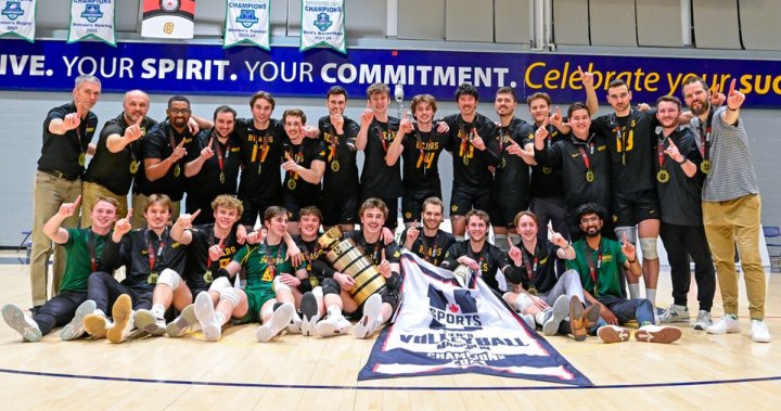 Волейболният отбор на Golden Bears на Университета на Алберта спечели 2-ра национална титла за 3 сезона