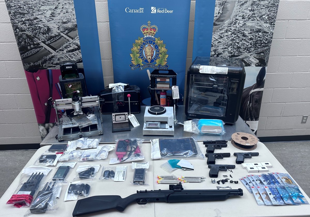 Red Deer RCMP lay charges after year-long weapons trafficking investigation