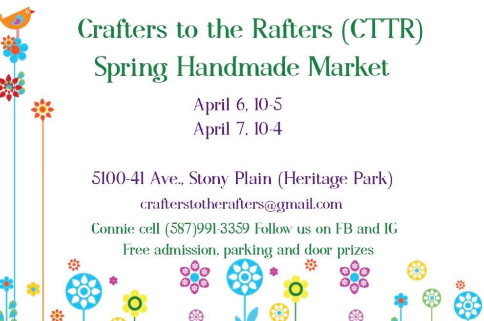 Crafters to the Rafters Spring Handmade Market (CTTR) - image