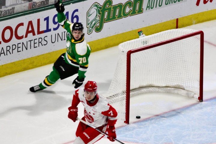 Four goals from Ruslan Gazizov power London Knights past Soo Greyhounds