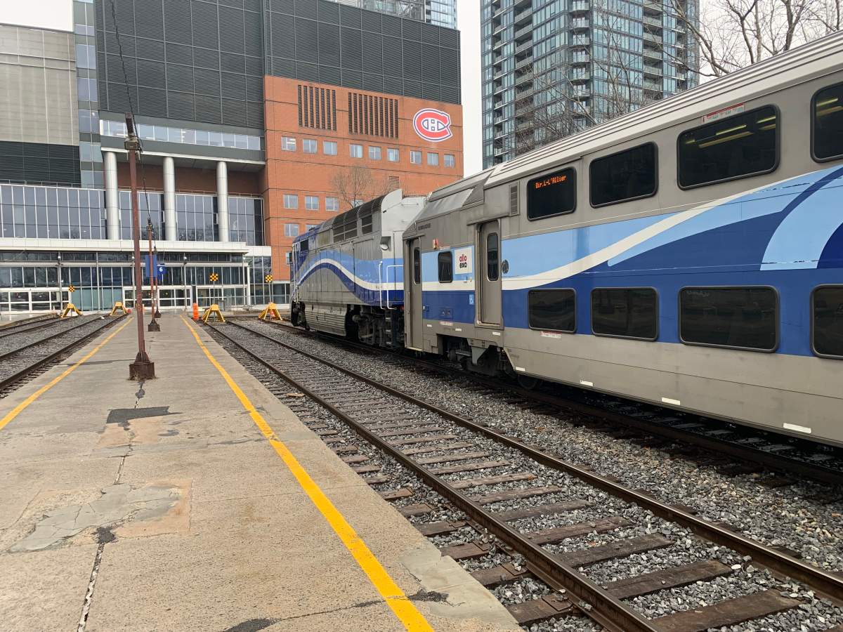 The Lucien-L'Allier exo commuter train terminal.