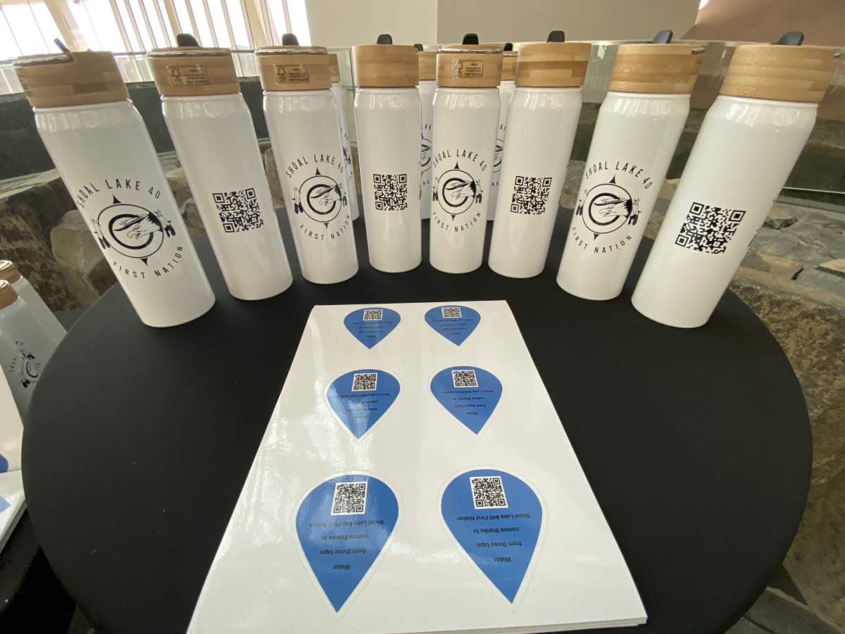 Friday, students sold Shoal Lake 40 First Nation merch (featured) at the Canadian Human Rights Museum sharing the First Nation’s history, and celebrating World Water Day.