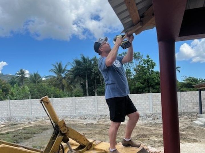 An undated photo of Barry Kalinski in Haiti.