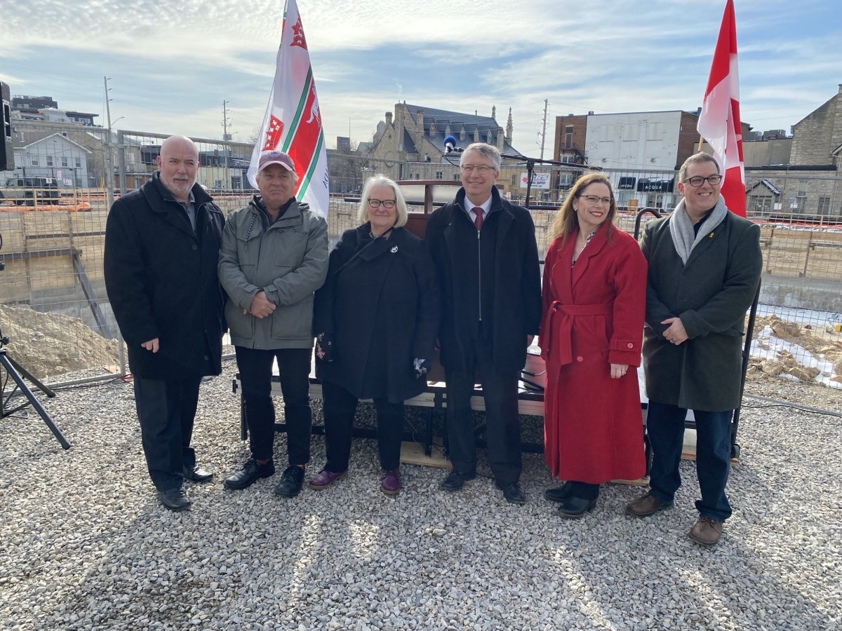 Guelph MP Lloyd Longfield announced that the federal government is giving $13.5 million towards the construction of the new library on Baker Street.