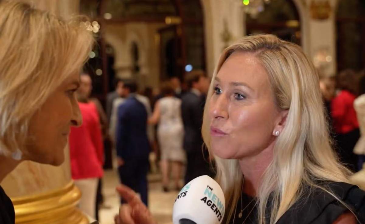 Congresswoman Marjorie Taylor Greene responded “Why don’t you f*** off?” when asked by the British journalist Emily Maitlis about her reported endorsement of a conspiracy theory blaming a Jewish space laser for wildfires in California.