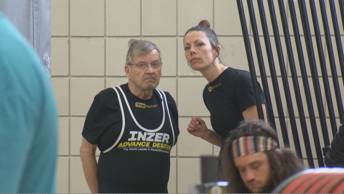 Ron Brunner and his coach Kyla Camire