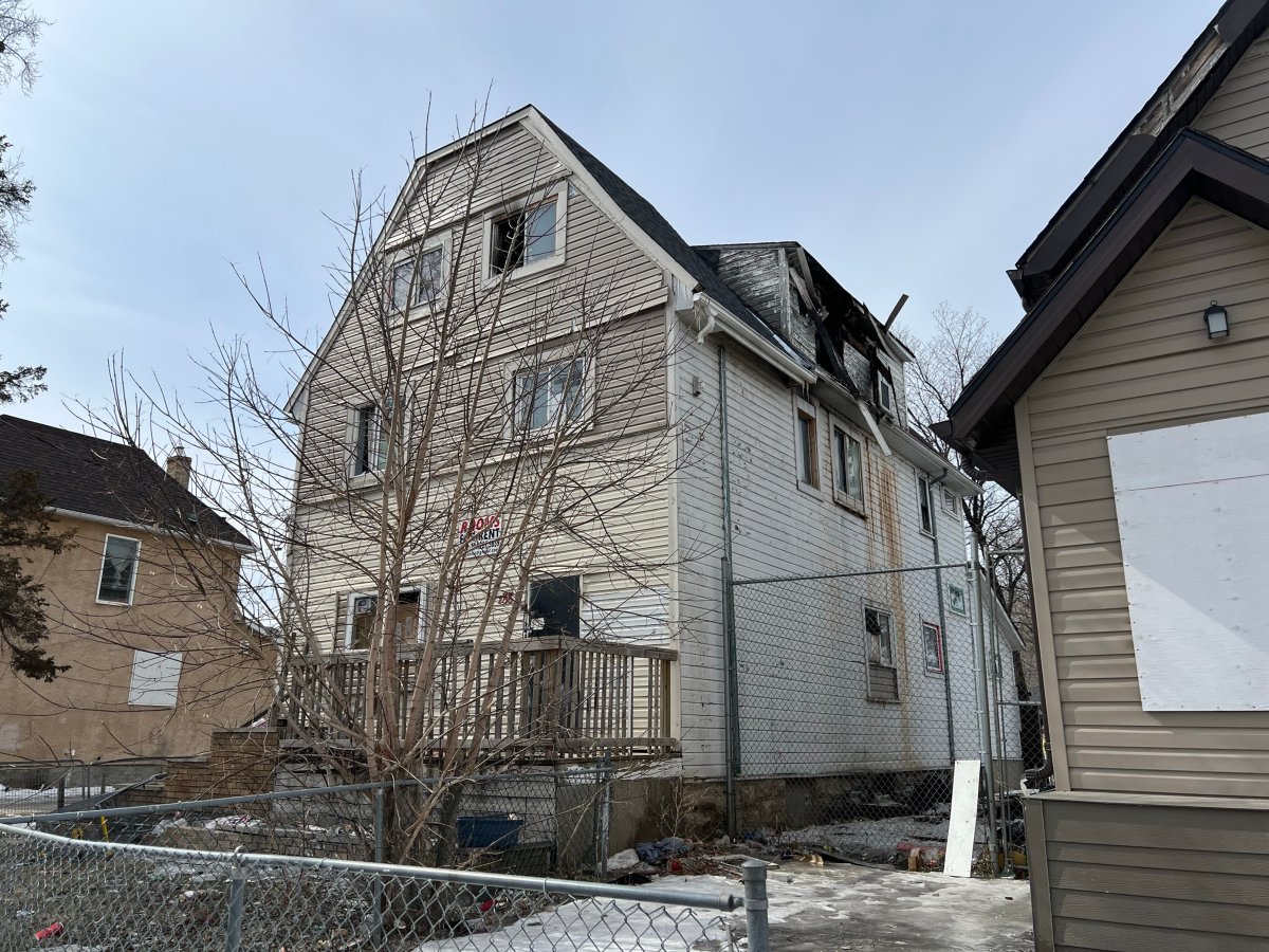 A multi-family residential building on Austin Street North in Winnipeg caught on fire on March 23. Officials say no one was injured.