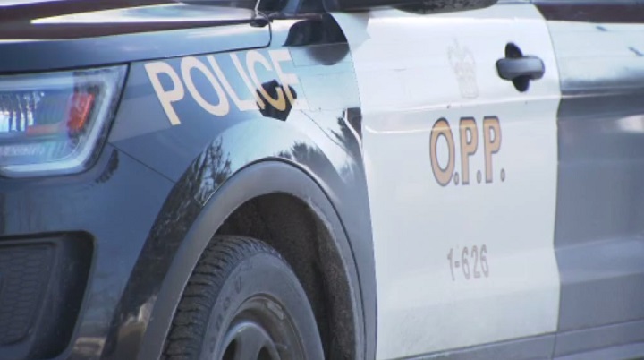 A closeup of the side of an OPP vehicle.