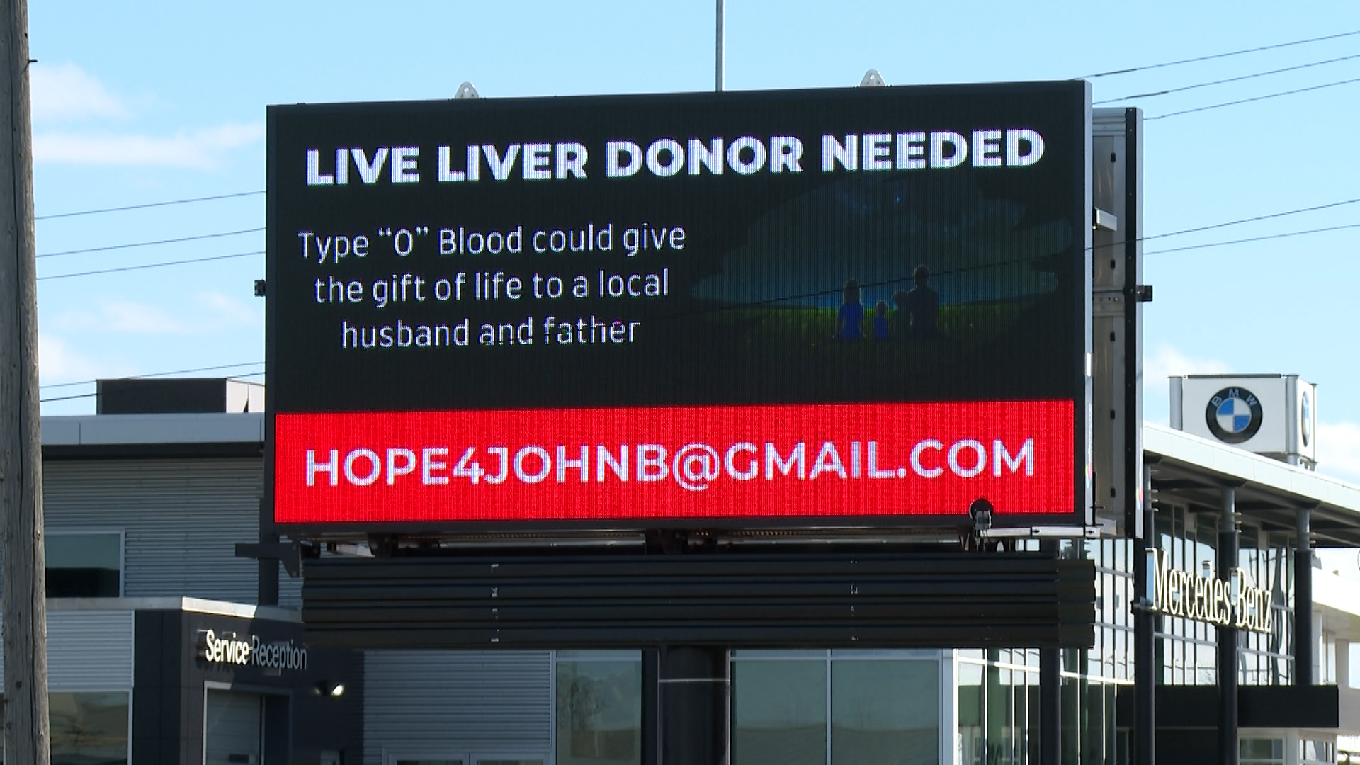 Kingston, Ont., man turns to a billboard to make his plea for a liver donor