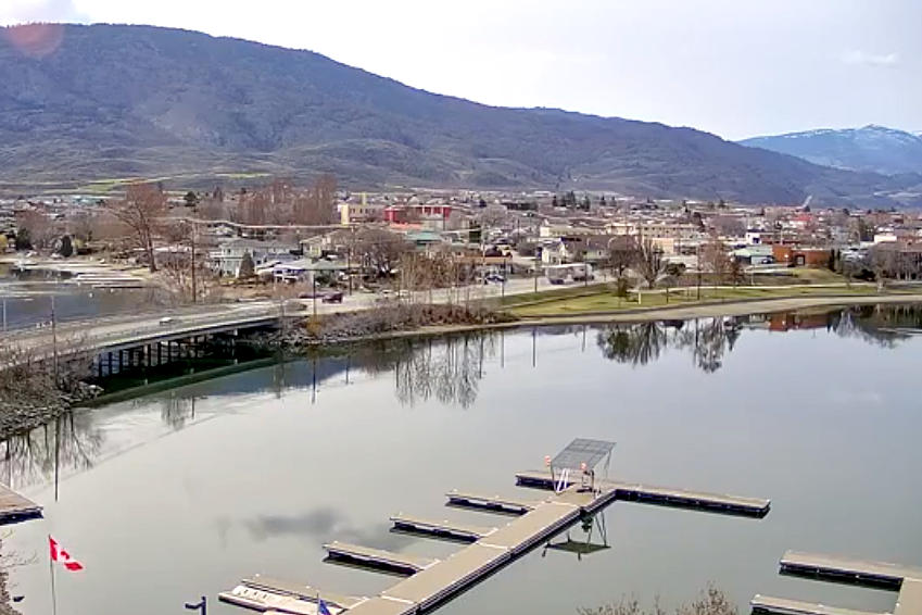Weather conditions in Osoyoos, B.C., on Wednesday, March 20, 2024.