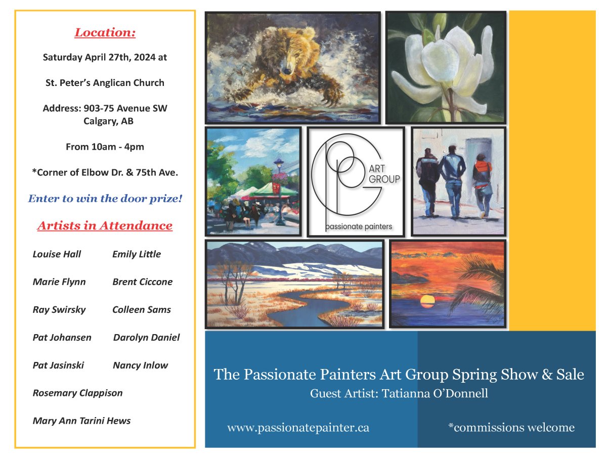 Passionate Painters Art Group Show & Sale - image
