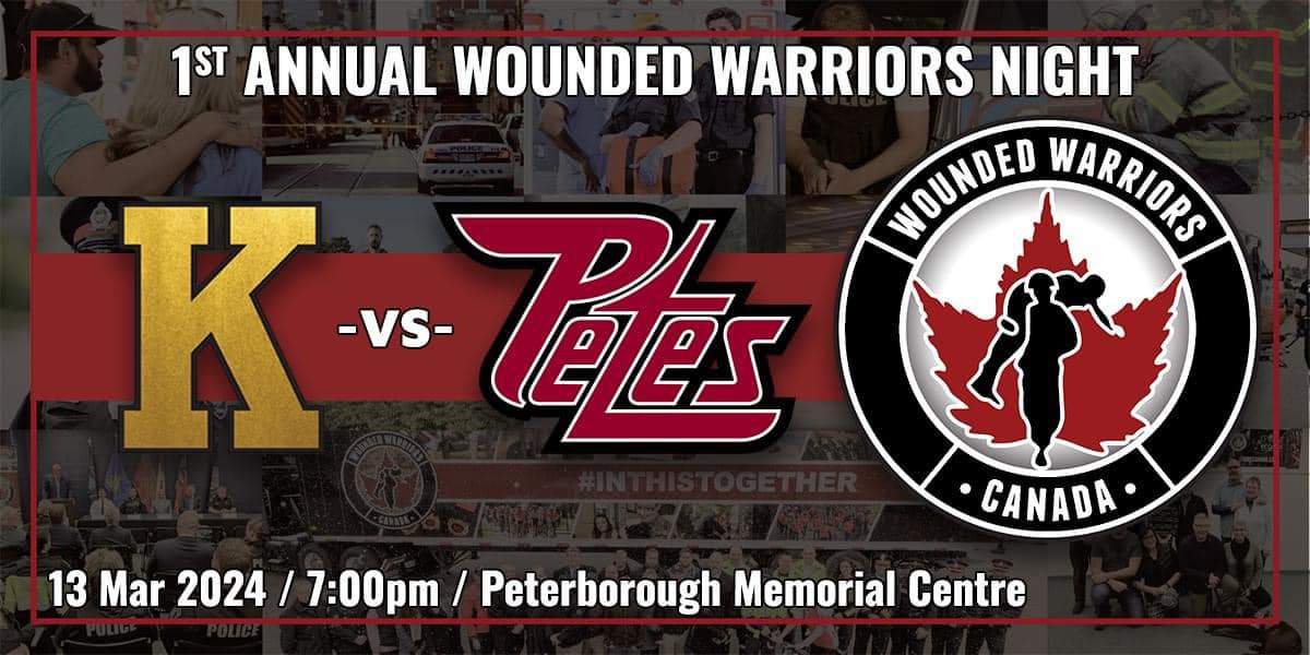 1st Annual Wounded Warriors Night at the Peterborough Pete’s - image