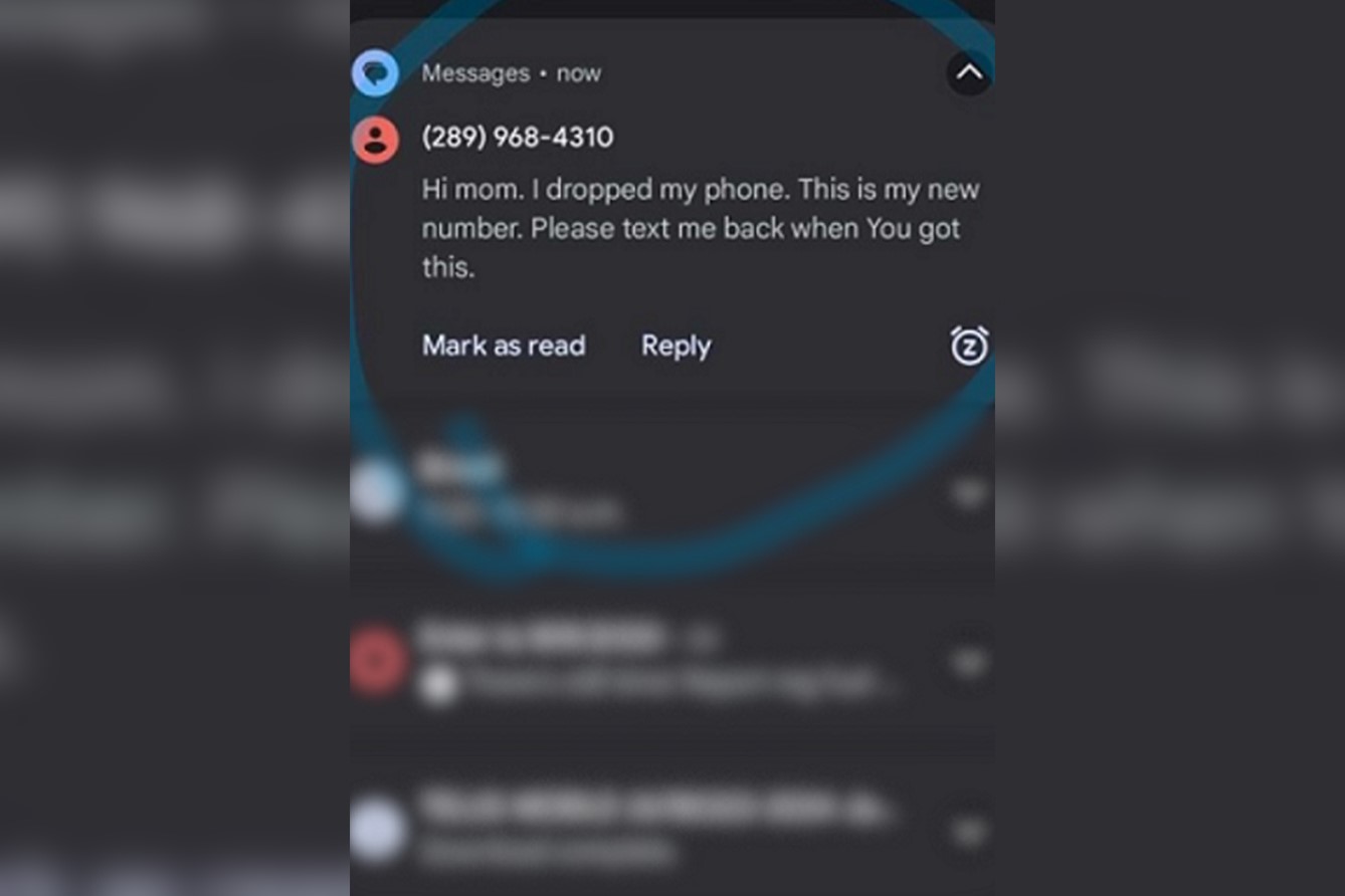 Това се нарича измама със счупен телефон и полицията в