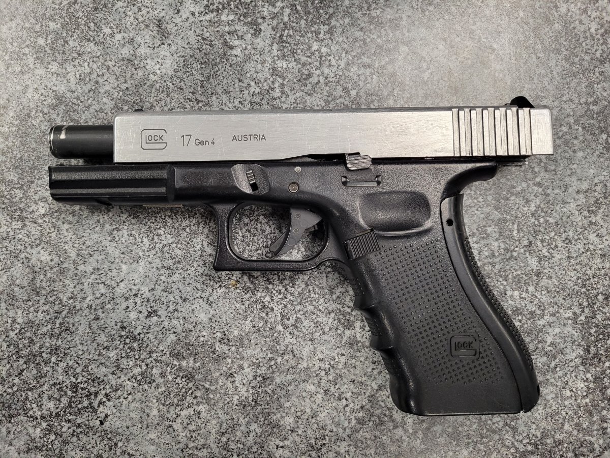 Portage la Prairie RCMP seized this replica firearm Monday.