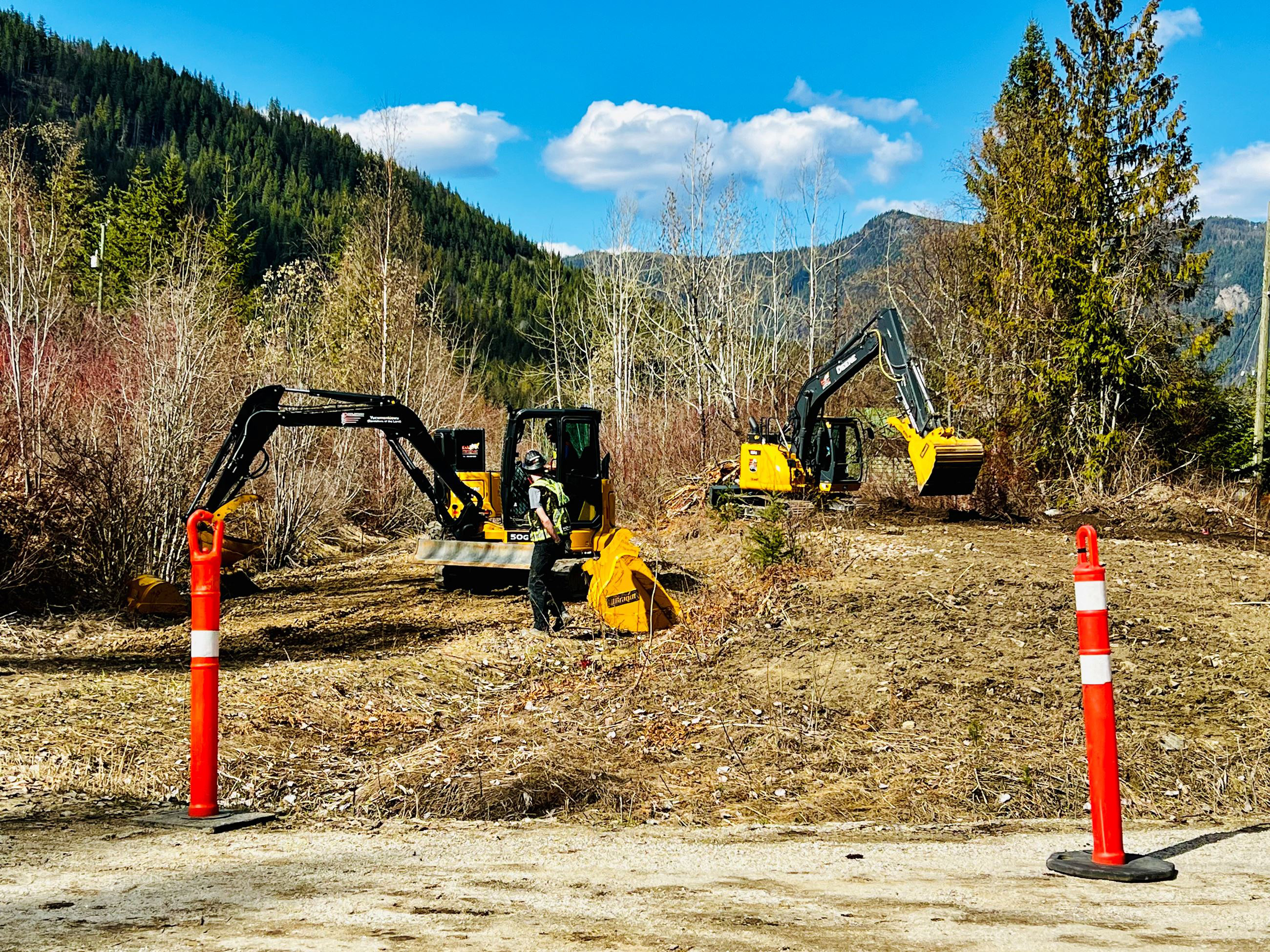 Annual construction underway on Shuswap North Okanagan Rail Trail