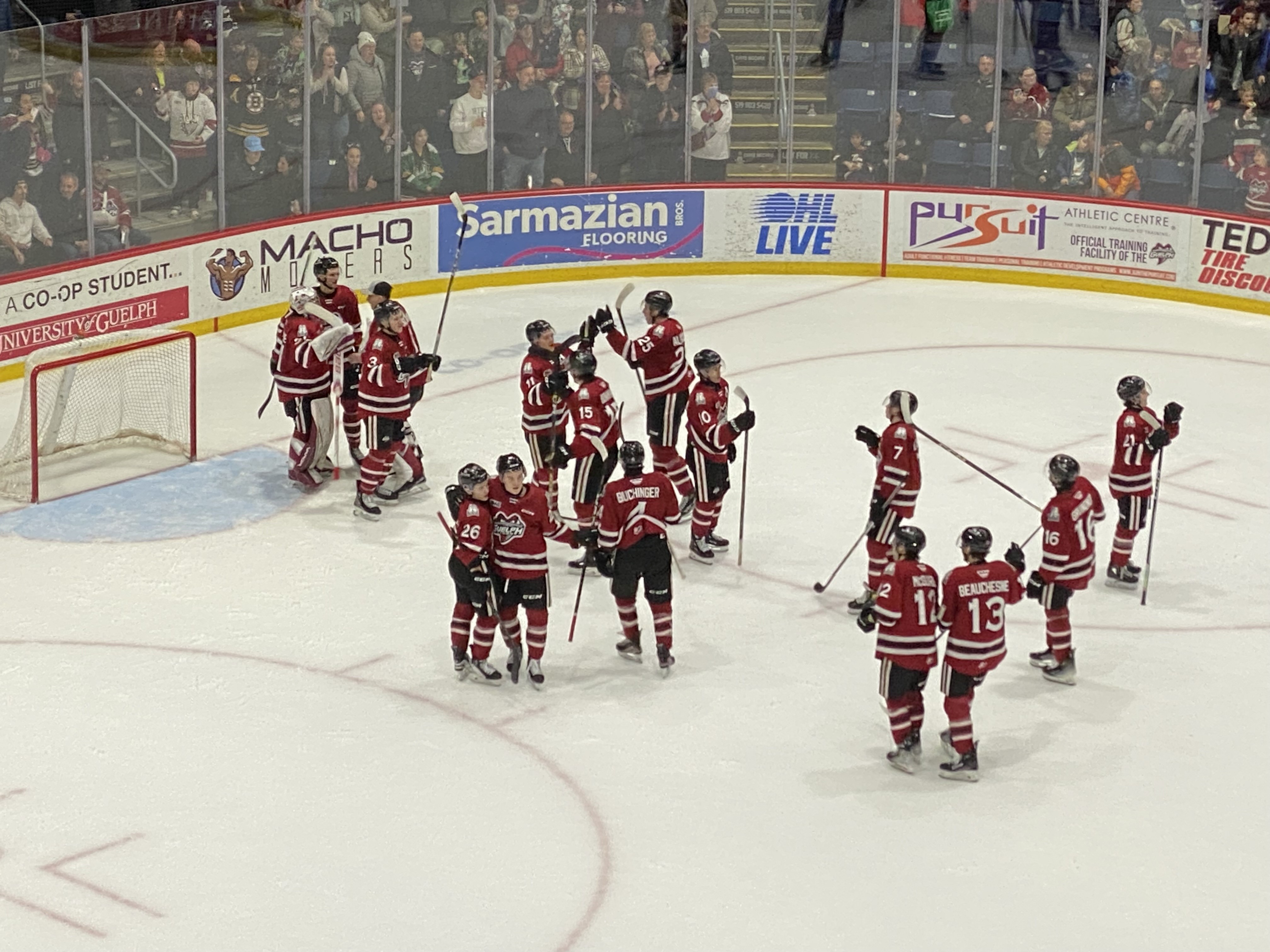 Guelph Storm успяха да покажат мускулите си срещу най добрия отбор