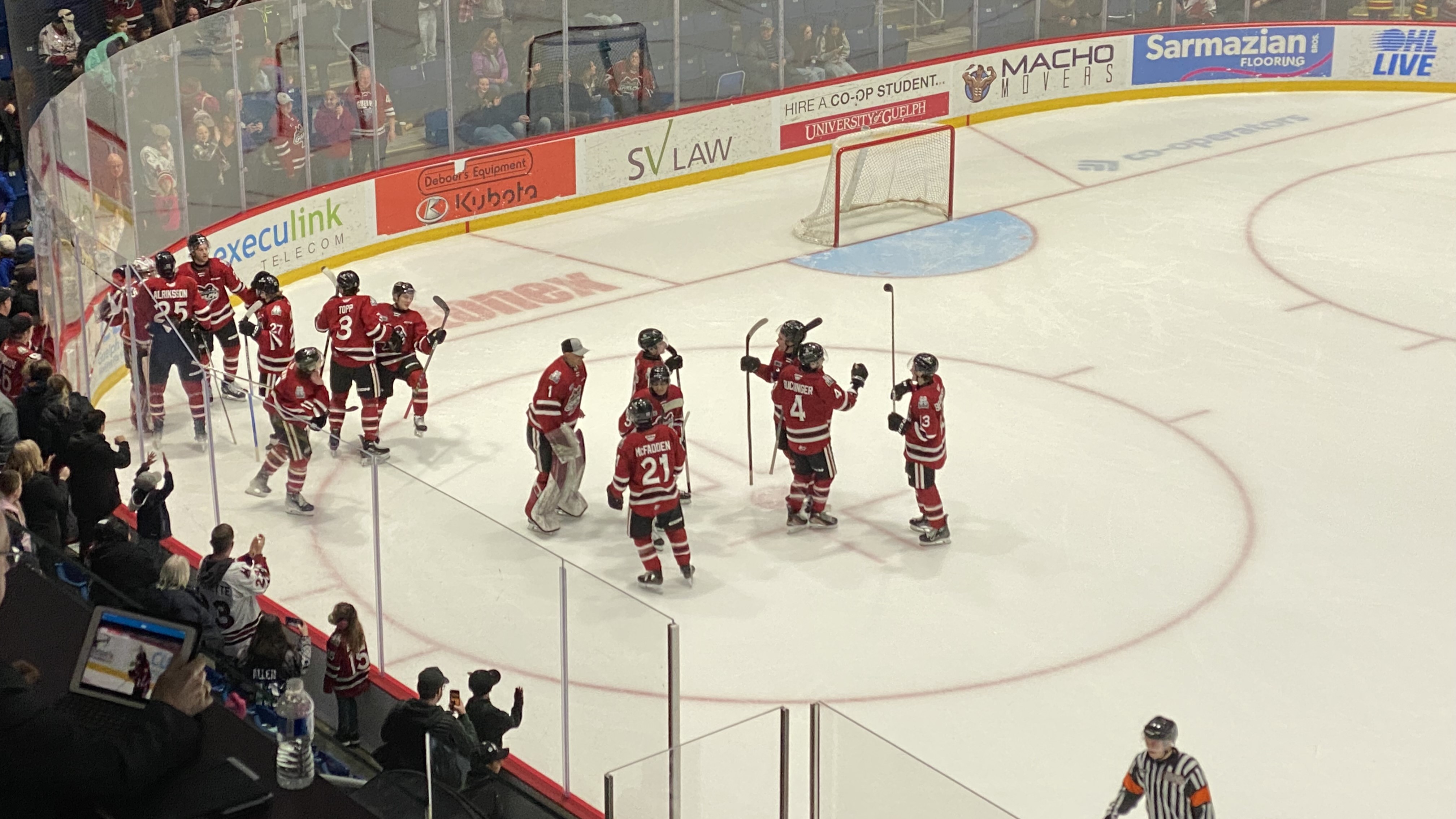 Брейдън Гилеспи и останалите от Гуелф Сторм вкусиха победата на