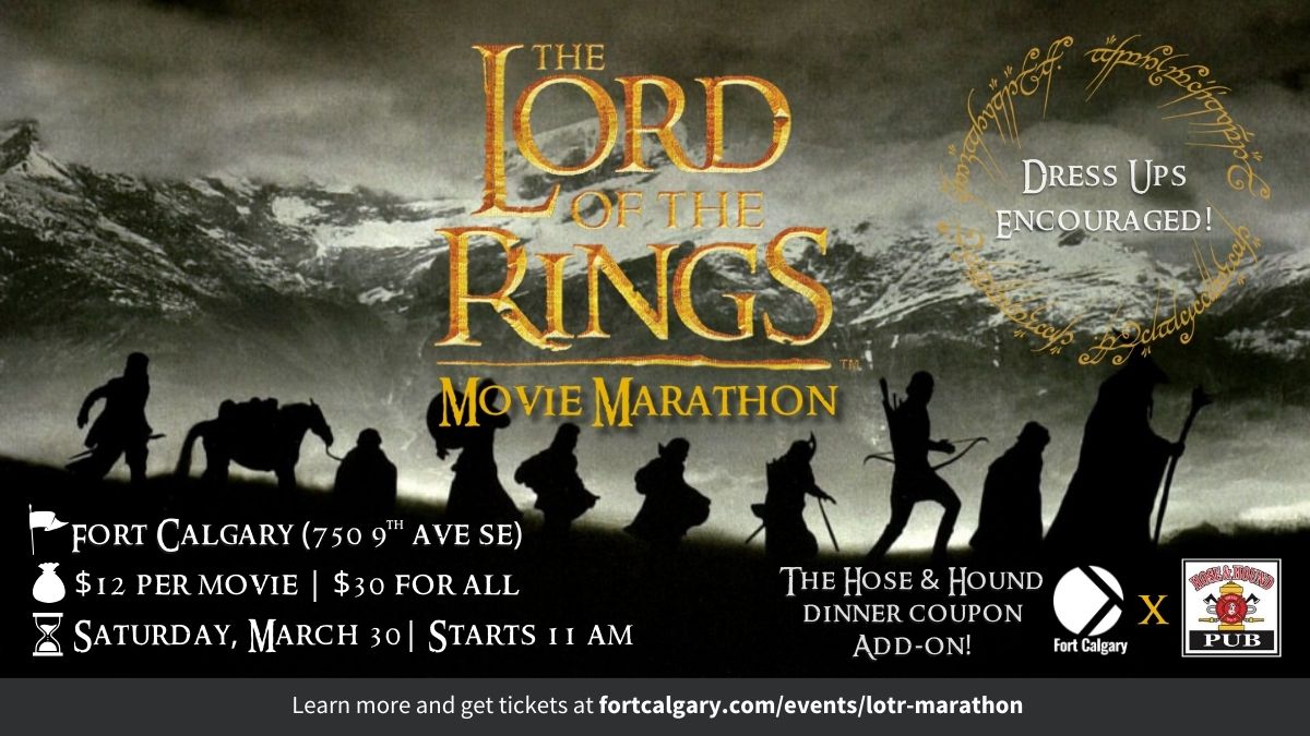 Films at the Fort – Lord of the Rings Movie Marathon - image