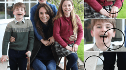 A composite image shows a number of areas where Kate Middleton's photo was edited.