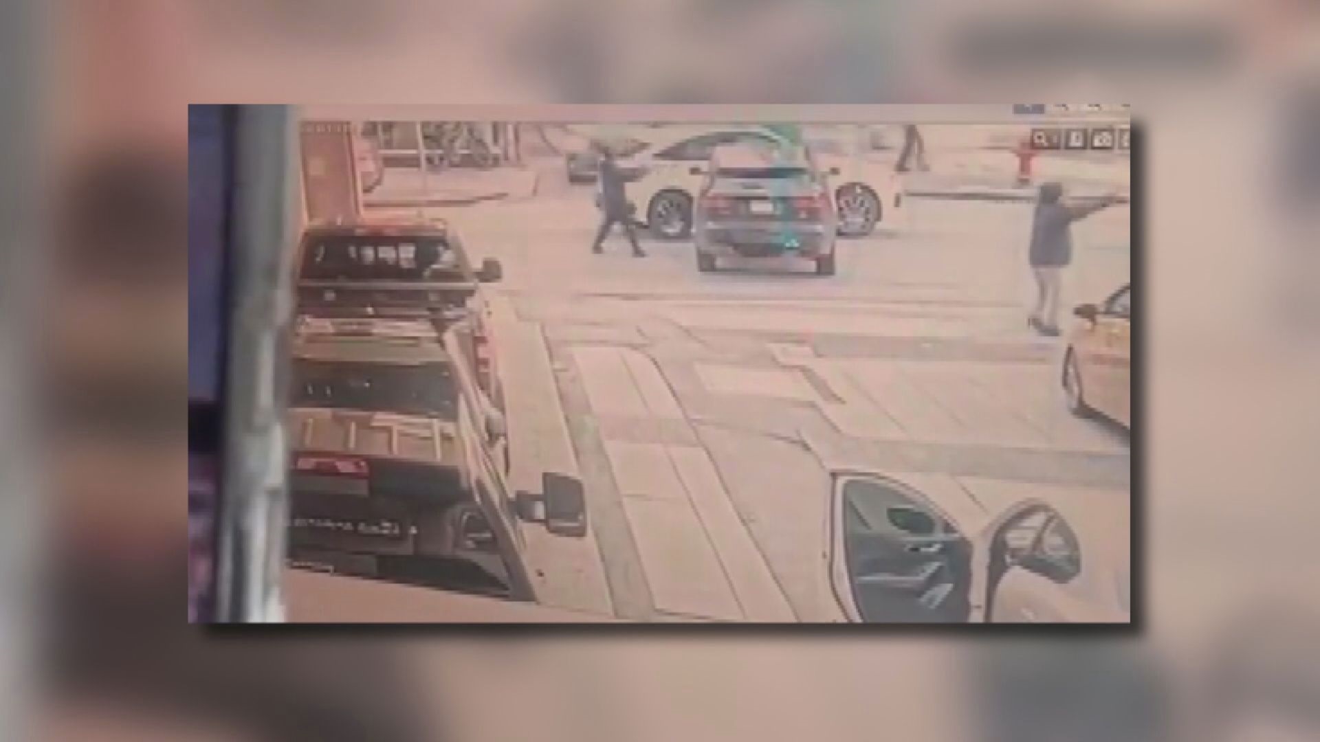 Нагла стрелба е заснета на видео в събота късно следобед