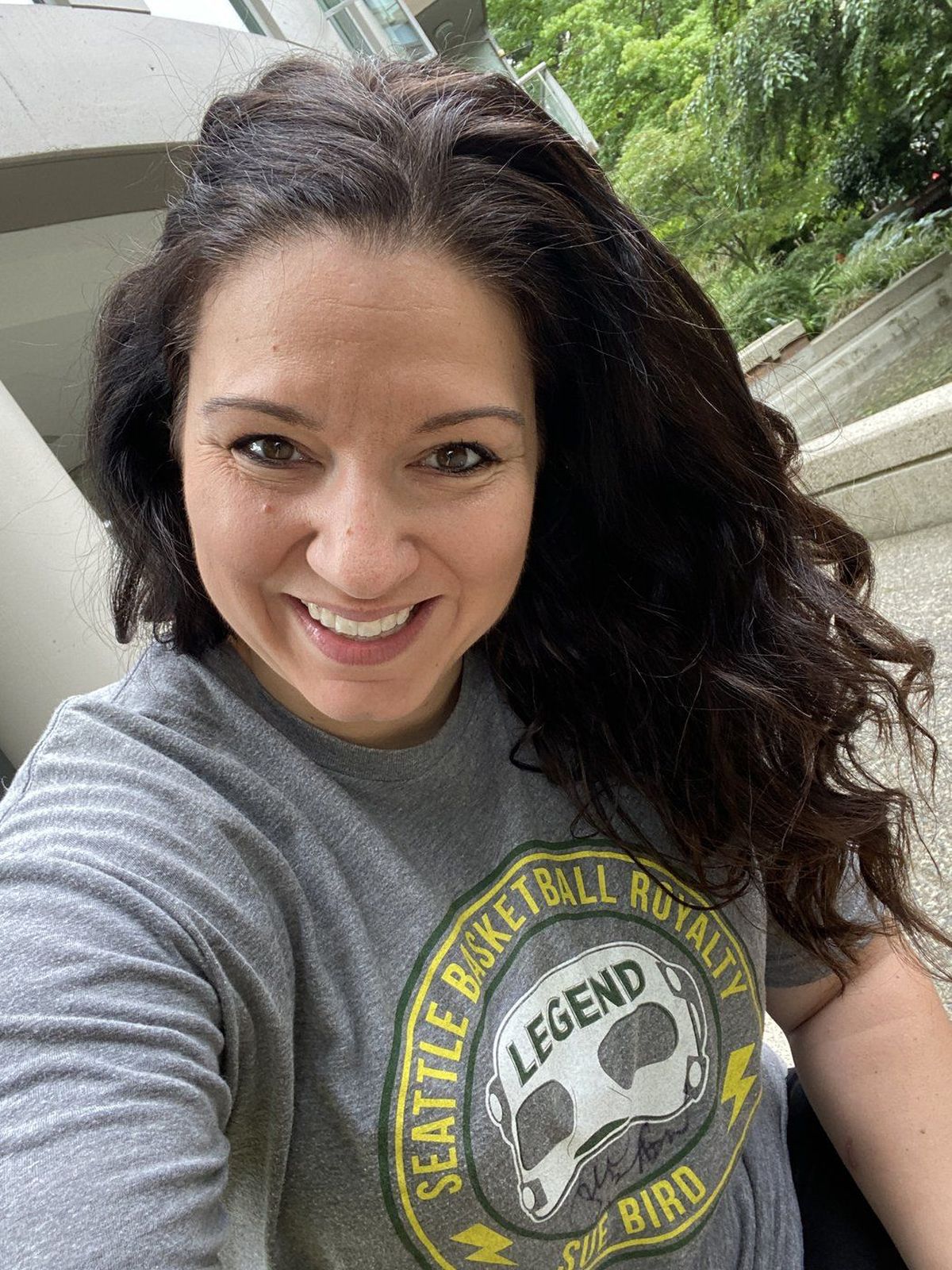 WNBA superfan Natalie Vermaas of Vancouver is shown in a handout photo. Tickets go on sale tomorrow for a WNBA pre-season game to be held at Edmonton's Rogers Place. Vermaas says she's already looking into flights and accommodation to go to Edmonton for the pre-season game.